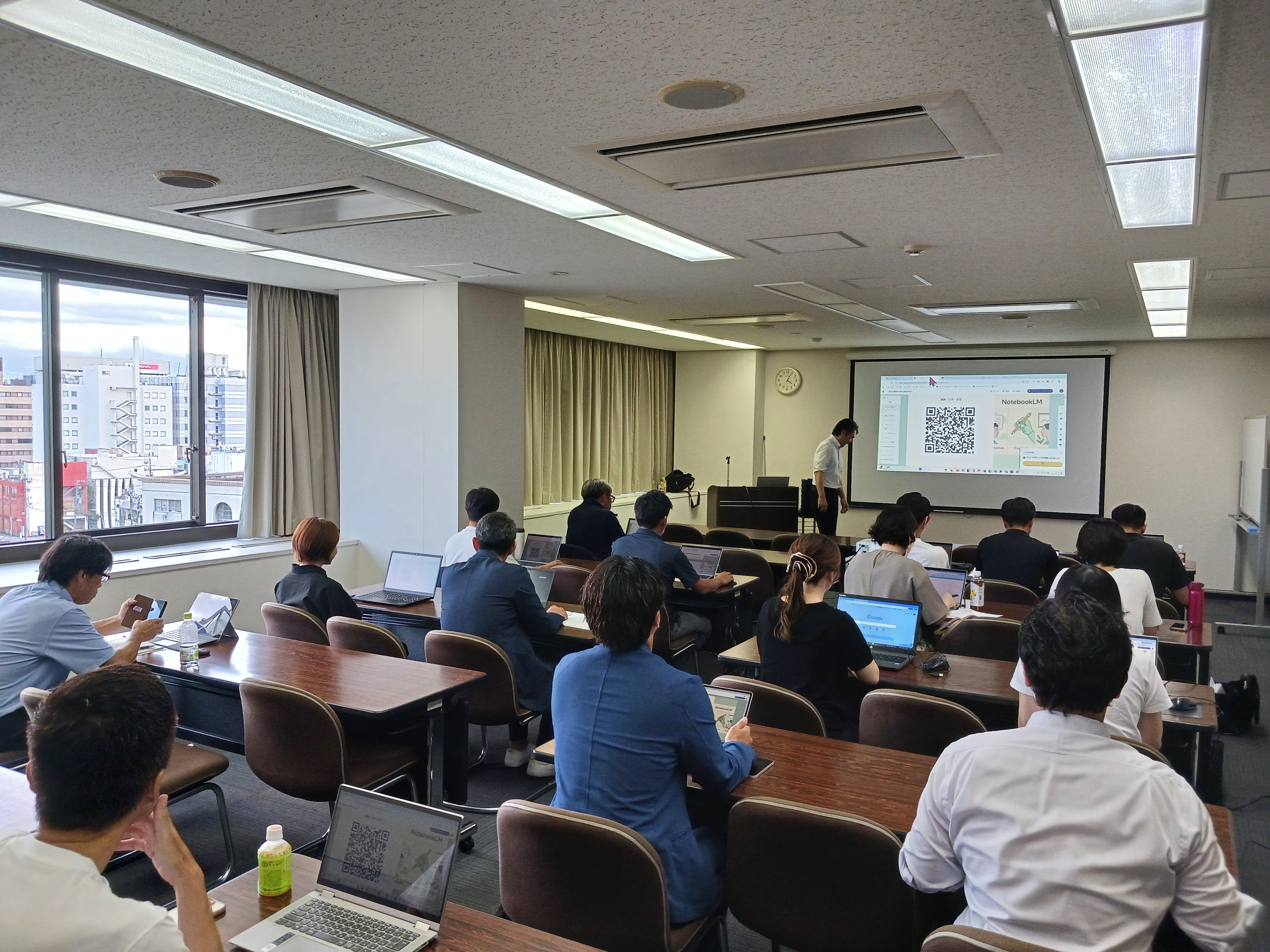 OTAFC会 NOTEBOOKLM研修の様子